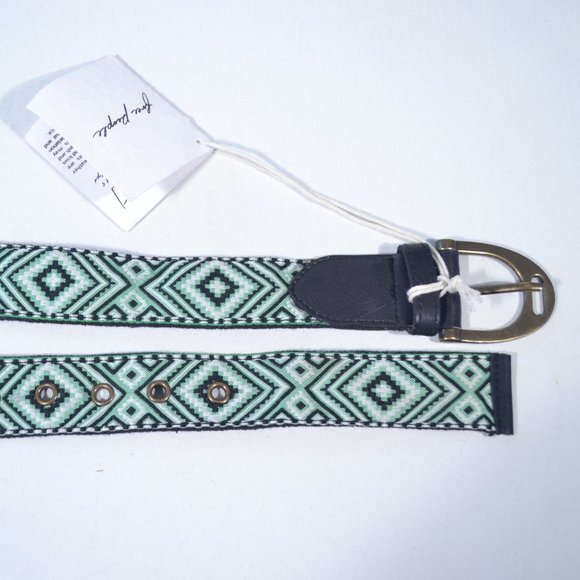 NWT FREE PEOPLE MOVING TO MARS PRINTED BELT, S/M main image 4